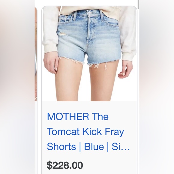 Mother - the tomcat jean shorts size 32 - Picture 7 of 7